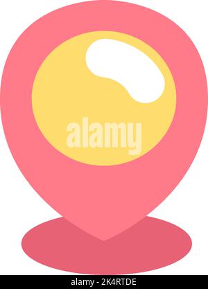 PET-Position, Illustration, Vektor auf weißem Hintergrund. Stock Vektor