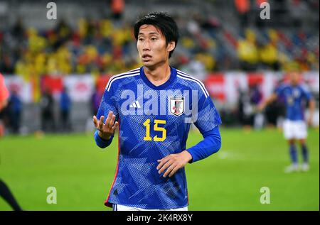 Internationales Vorbereitungsspiel, Merkur-Spiel-Arena Düsseldorf: Japan vs Ecuador; Daichi Kamada (JPN) Stockfoto