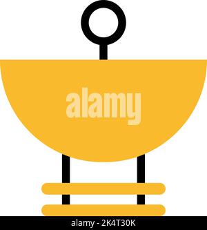 Broadcast-Antenne, Abbildung, Vektor auf weißem Hintergrund. Stock Vektor