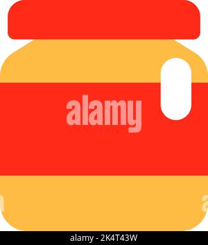 Babynahrung, Illustration, Vektor auf weißem Hintergrund. Stock Vektor