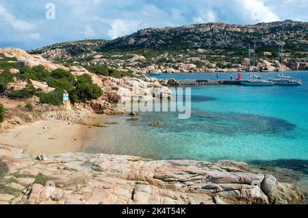 Cala Francese, Insel La Maddalena, Archipel La Maddalena, Sardinien, Italien Stockfoto