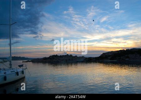 Cala Francese, Insel La Maddalena, Archipel La Maddalena, Sardinien, Italien Stockfoto