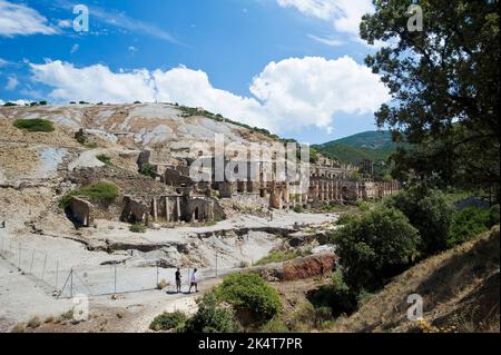 Laveria Brassey, Naracauli, Montevecchio Old Mine, Ingurtosu, Arbus, Medio Campidano, Sardinien, Italien Stockfoto