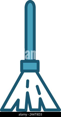 Blauer Reinigungsbeer, Illustration, Vektor auf weißem Hintergrund. Stock Vektor