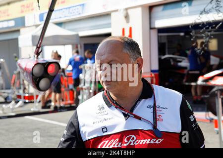 ALFA ROMERO Pit Lane GP FRANCE 2022, Le Castellet, FRANKREICH, 21/07/2022 Florent 'MrCrash' B. Stockfoto