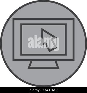 Programmierung Lifestyle, Illustration, Vektor auf weißem Hintergrund. Stock Vektor