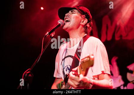 Barcelona, Spanien. 2022.09.17. Bee Bee Sea Band spielt auf der Bühne von Sala Upload beim Gambeat Weekend X am 17. September 2022 in Barcelona, Spanien. Stockfoto