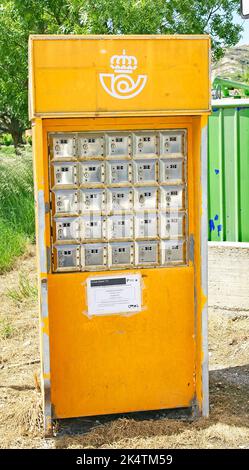 Postfächer in der Comarca del Osona in Barcelona, Katalonien, Spanien, Europa Stockfoto