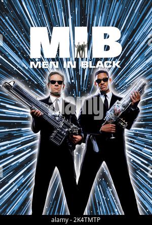 Men In Black 1991. Men In Black Movie Poster. Tommy Lee Jones & Will Smith Stockfoto