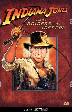 Raiders Of The Lost Ark 1981. Filmposter „Raiders Of The Lost Ark“. Indiana Jones Und Die Jäger Der Verlorenen Arche Harrison Ford Stockfoto