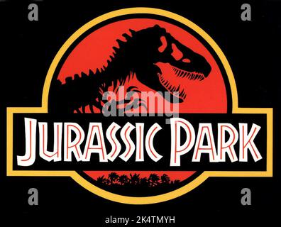 Jurassic Park 1993. Jurassic Park Movie Poster Stockfoto