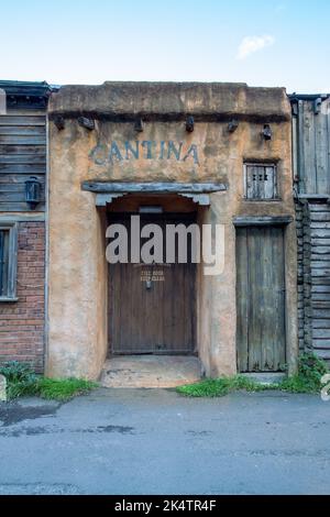 Wild West Filmset, Morningside, Edinburgh, Schottland, Großbritannien Stockfoto