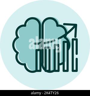 Bildungsreduktion, Illustration, Vektor auf weißem Hintergrund. Stock Vektor