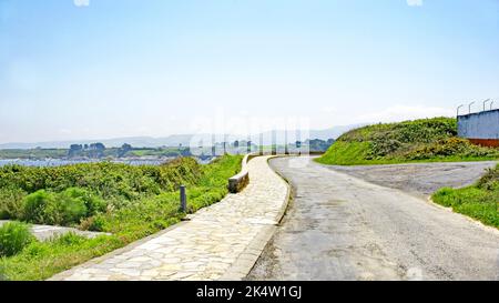 Gärten in Ribadeo, Lugo, Galicien, Spanien, Europa Stockfoto