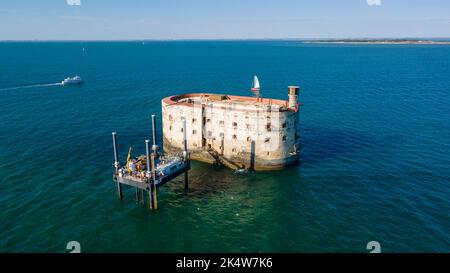 Fort Boyard vor der Insel Oleron, Charente-Maritime (17), Region Nouvelle-Aquitaine, Frankreich Stockfoto