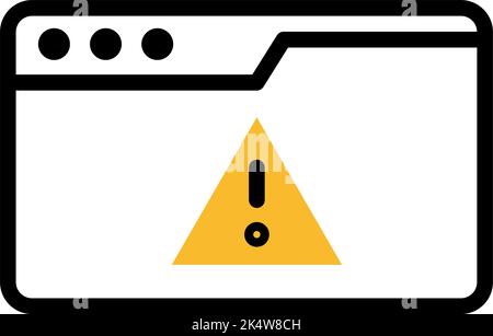 Netzwerk-Spam, Illustration, Vektor auf weißem Hintergrund. Stock Vektor