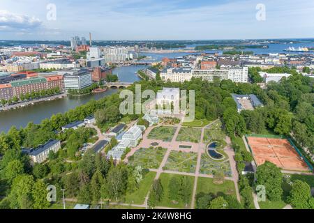 Der Botanische Garten der Universität Helsinki ist eine Einrichtung, die dem Finnischen Museum für Naturgeschichte der Universität Helsinki untergeordnet ist Stockfoto