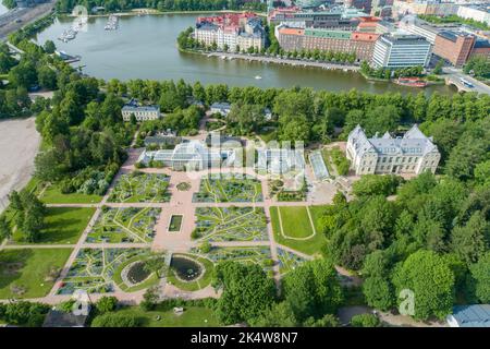 Der Botanische Garten der Universität Helsinki ist eine Einrichtung, die dem Finnischen Museum für Naturgeschichte der Universität Helsinki untergeordnet ist Stockfoto