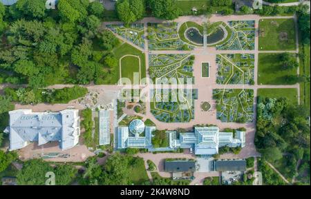 Der Botanische Garten der Universität Helsinki ist eine Einrichtung, die dem Finnischen Museum für Naturgeschichte der Universität Helsinki untergeordnet ist Stockfoto