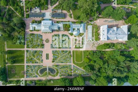 Der Botanische Garten der Universität Helsinki ist eine Einrichtung, die dem Finnischen Museum für Naturgeschichte der Universität Helsinki untergeordnet ist Stockfoto