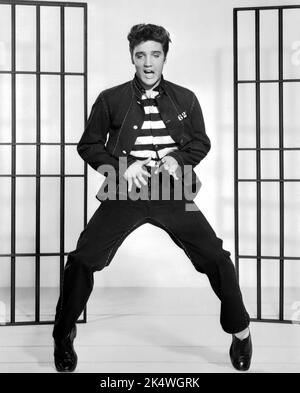 Elvis Presley in Jailhouse Rock (MGM, 1957). Publicity Still. Stockfoto