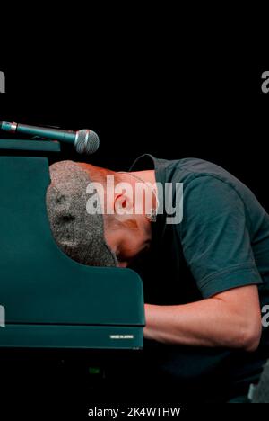 Isaac Slade - The Fray, V2007, Hylands Park, Chelmsford, Essex, Großbritannien - 18. August 2007 Stockfoto