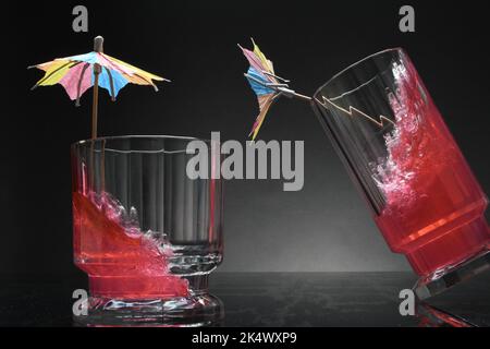 Tropisches Getränk oder Cocktail Stockfoto