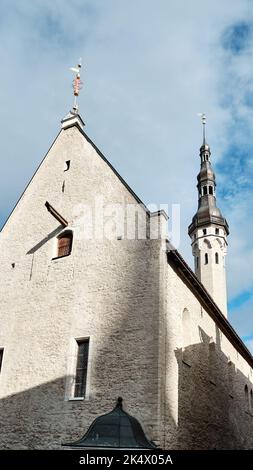 Fassade der Heiligen Geist Kirche auch genannt Puhavaimu Kirik in Tallinn, Estland Stockfoto