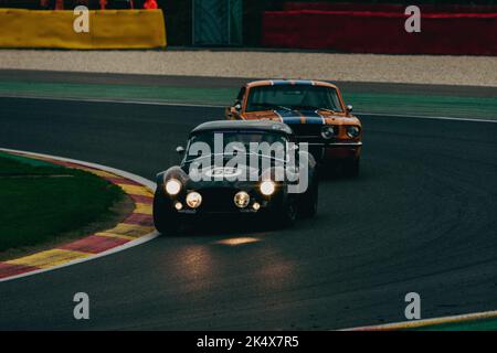 AC Cobra und Ford Mustang Stockfoto