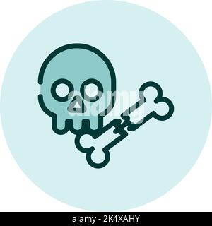 Paläontologie Wissenschaft, Illustration, Vektor auf weißem Hintergrund. Stock Vektor