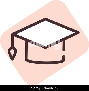 Menschenrechtsbildung, Illustration, Vektor auf weißem Hintergrund. Stock Vektor