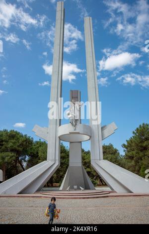 Das Denkmal des Friedensvertrages von Lausanne in Karaağaç/Edirne Stockfoto