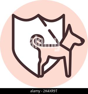 Tiergesetze, Illustration, Vektor auf weißem Hintergrund. Stock Vektor