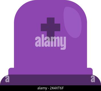 Halloween Grab, Illustration, Vektor auf weißem Hintergrund. Stock Vektor