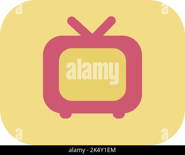 Reise-tv, Illustration, Vektor auf weißem Hintergrund. Stock Vektor