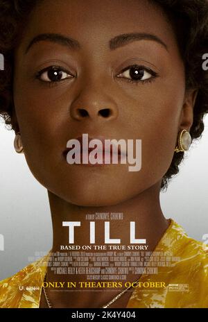 VERÖFFENTLICHUNGSDATUM: 14 Oktober 2022. TITEL: Bis. STUDIO: MGM. REGIE: Chinonye Chukwu. HANDLUNG: Till ist ein zutiefst emotionaler und filmischer Film über die wahre Geschichte von Mamie Till Mobleys unermüdlichem Streben nach Gerechtigkeit für ihren 14-jährigen Sohn Emmett Till, der 1955 gelyncht wurde, als er seine Cousins in Mississippi besuchte. In Mamies ergreifender Reise der Trauer, die zum Handeln wurde, sehen wir die universelle Kraft der Fähigkeit einer Mutter, die Welt zu verändern. MIT DANIELLE DEADWYLER als Mamie Till Mobley. (Kreditbild: © MGM/Entertainment Picturs) Stockfoto