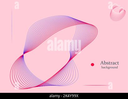 Abstrakter dynamischer Hintergrund. Mehrfarbige diagonale Linien. Stock Vektor