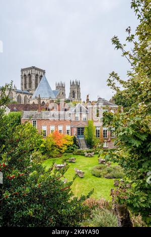 Grays Court Hotel und Restaurant im Minster Quarter in der historischen Stadt York, Yorkshire, England, Großbritannien. Stockfoto