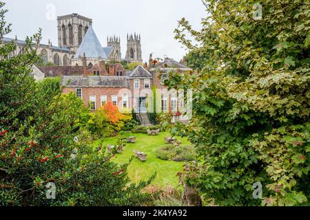 Grays Court Hotel und Restaurant im Minster Quarter in der historischen Stadt York, Yorkshire, England, Großbritannien. Stockfoto