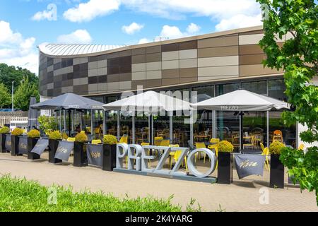 Prezzo italienisches Restaurant, James Ashworth Square, Corby, Northamptonshire, England, Vereinigtes Königreich Stockfoto