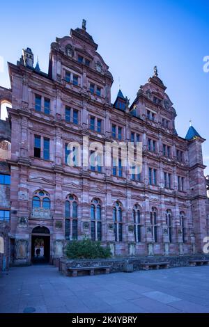 Heidelberger Schloss, Baden-Württemberg, Deutschland Stockfoto