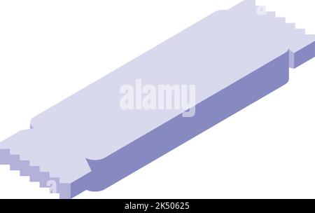 Long Pack Icon isometrischer Vektor. Lebensmittelbox. Getränkebar Stock Vektor