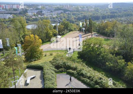 Berlin, Deutschland - 2. Oktober 2022 - Kienbergpark in Marzahn-Hellersdorf. (Foto von Markku Rainer Peltonen) Stockfoto