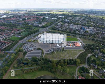 Arnhem 21. vom September 2022, Niederlande. GelreDome ist ein multifunktionales Stadion in Arnhem South. Heimat des Fußballvereins Vitesse. Europäische Fußba Stockfoto