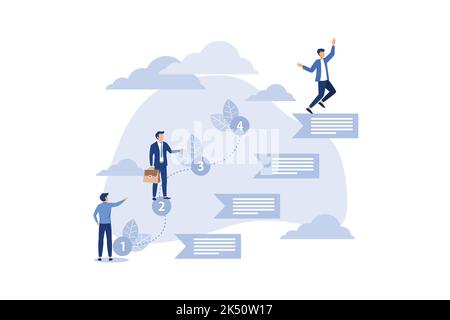 Planungszeitplan, Geschäftsevent und Kalenderkonzept. Personen mit Zeitplan, Stift und Notizen organisieren Meetings. Planungsstrategie und Zeitmanagement. f Stock Vektor