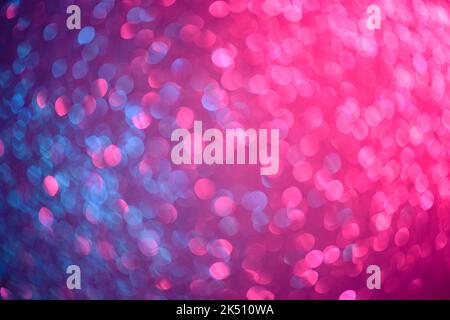 Blau und rosa weichen abstrakten Bokeh defokussierte Lichter Hintergrund Stockfoto