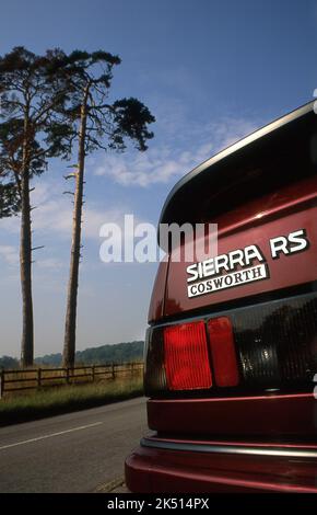 1990 Ford Sierra RS Cosworth 4x4 Saphir Stockfoto