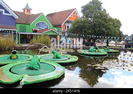 Alton Towers Themenpark Stockfoto