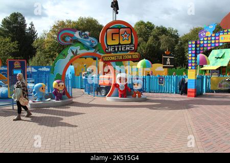 Alton Towers Themenpark Stockfoto