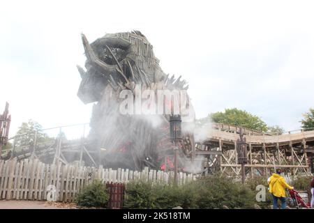 Alton Towers Themenpark Stockfoto